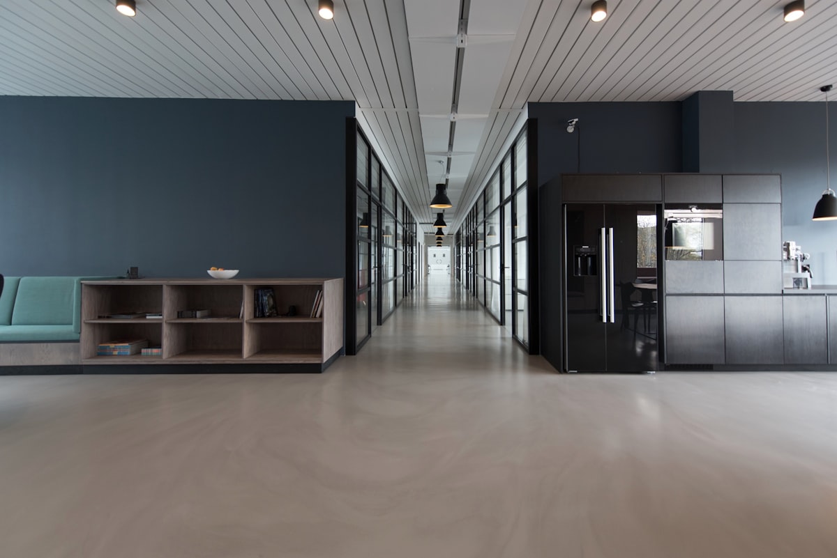 Modern office workspace supported by managed IT